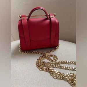 Strathberry Allegro Mini Red Crossbody Bag